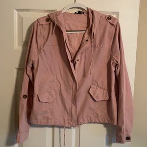 Pink utility jacket